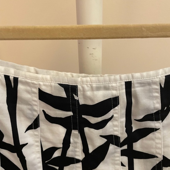 Jones of New York skirt gored blk white size 14 - Picture 4 of 9